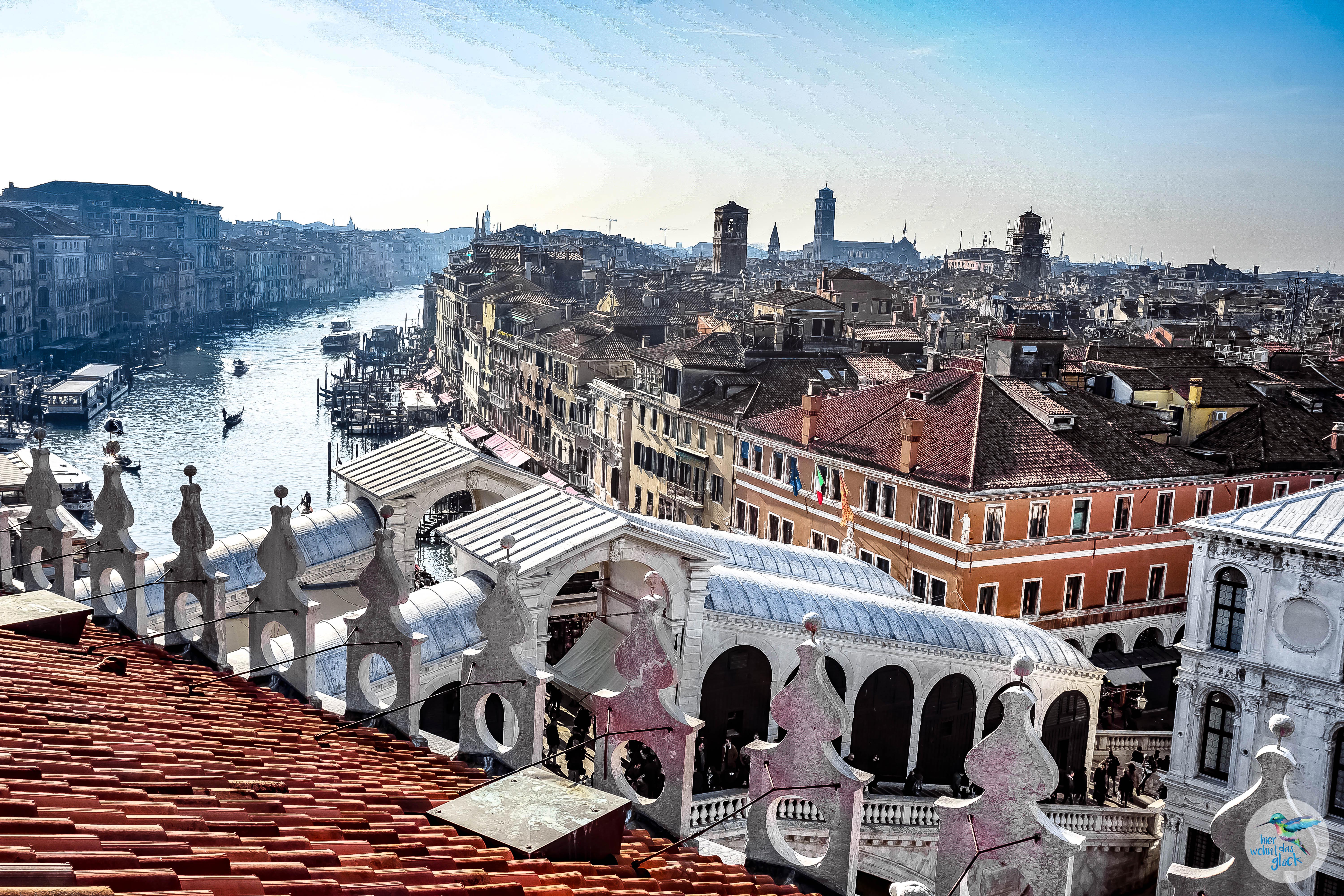 Venedig: wunderbare Aussicht vom Fondaco dei Tedeschi
