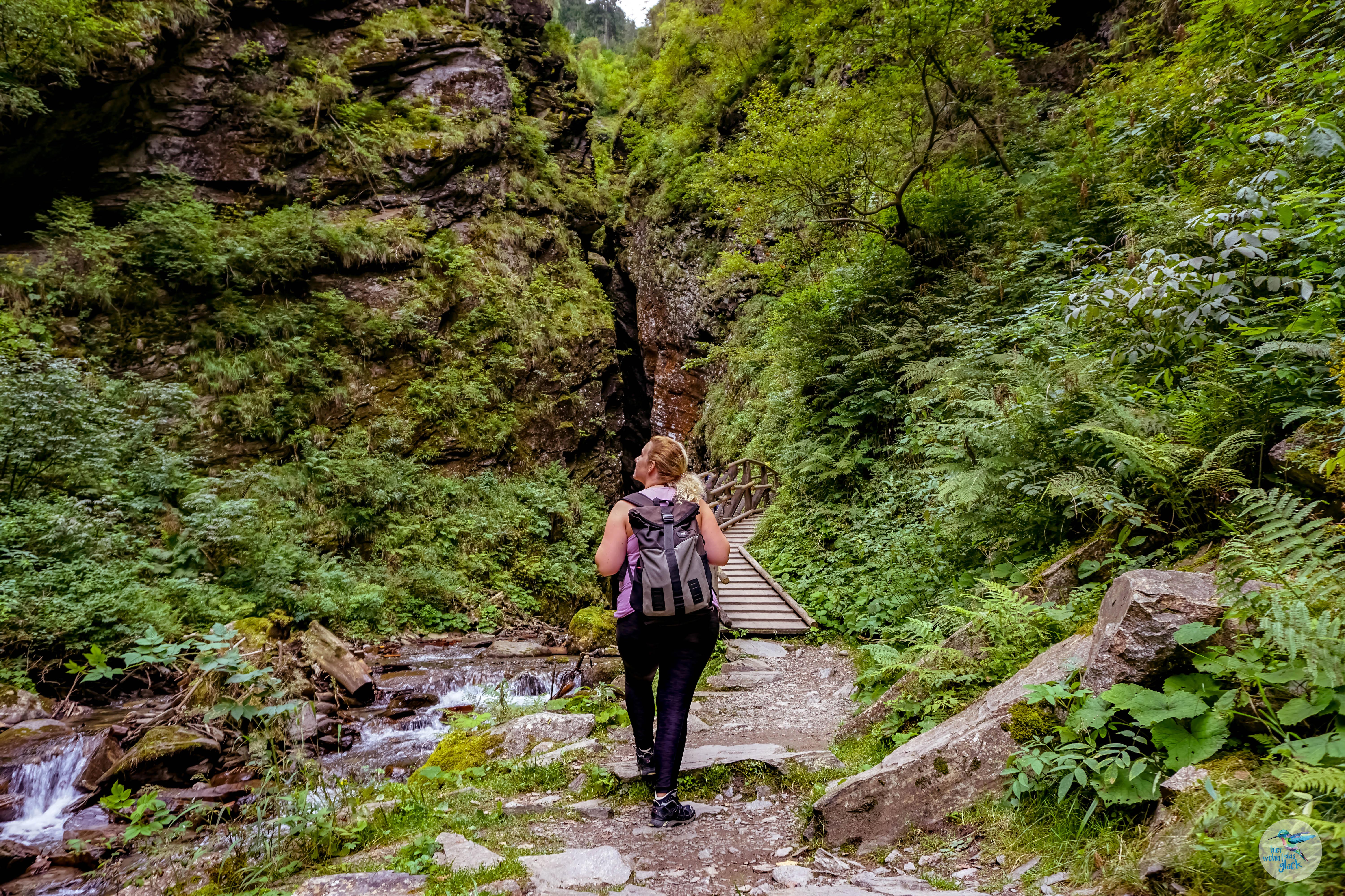 Raggaschlucht: wandern im Naturdenkmal