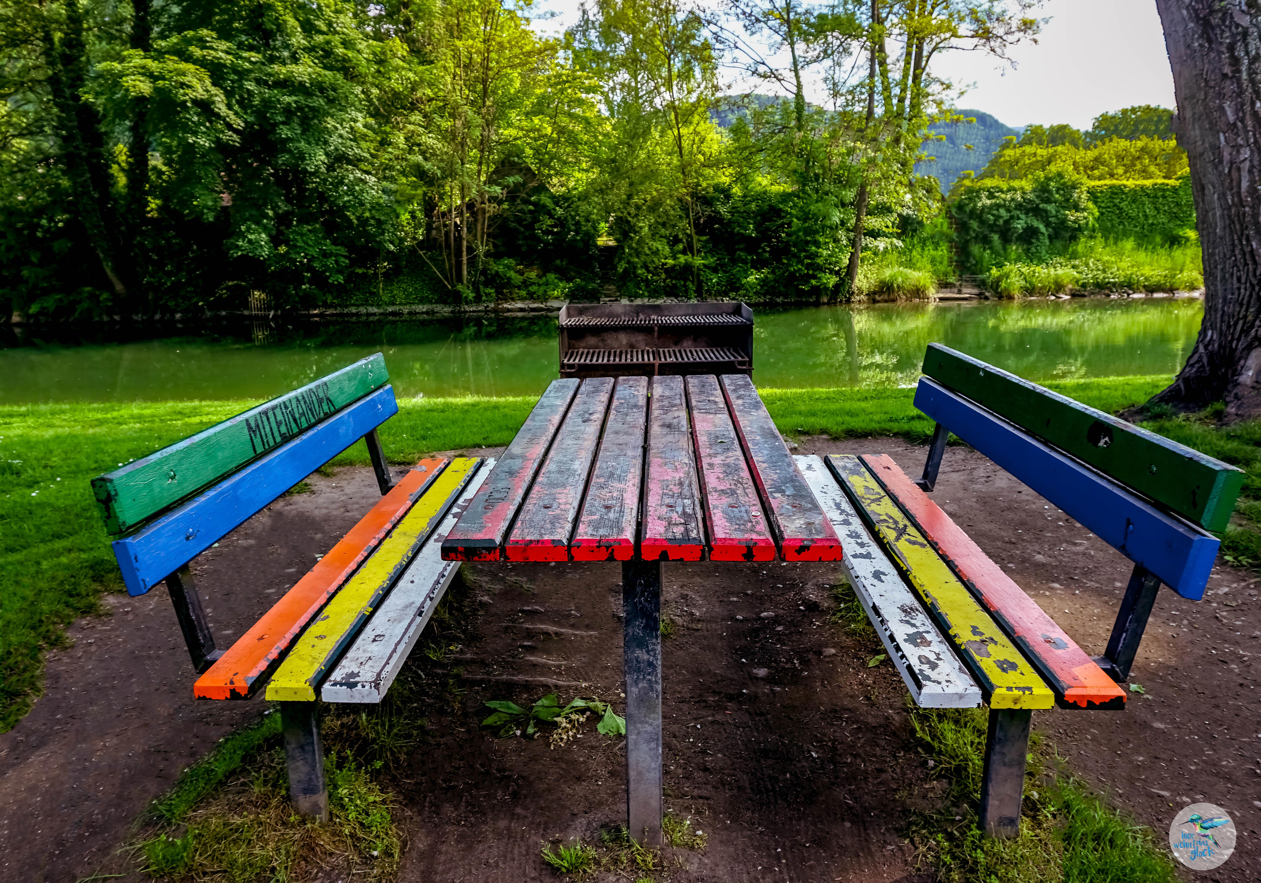 Beim zweiten Grillplatz an der Plan stehen bereits Griller zur Verfügung!