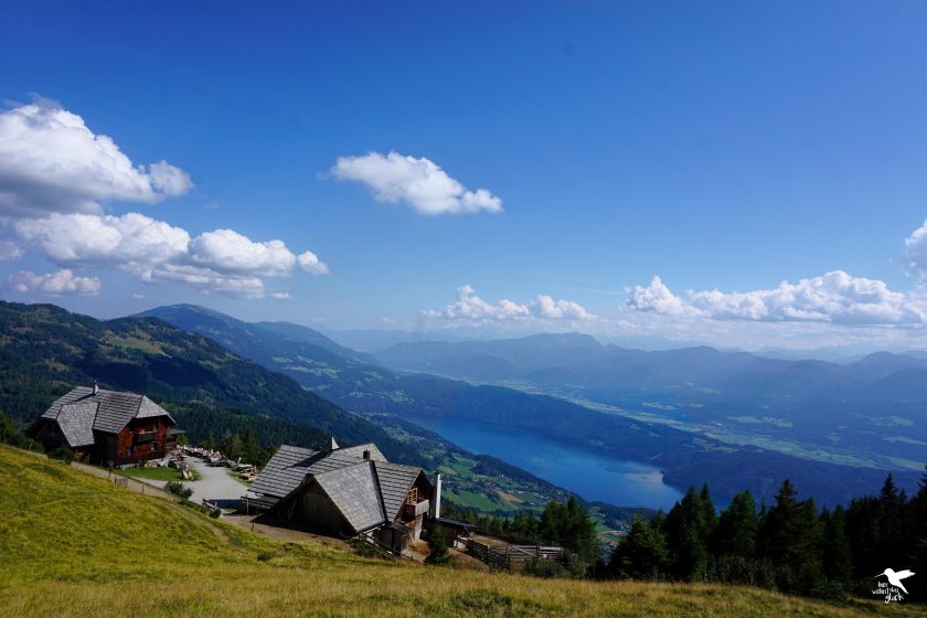 Am Weg zum Granattor mit Blick auf die Alexanderhütte