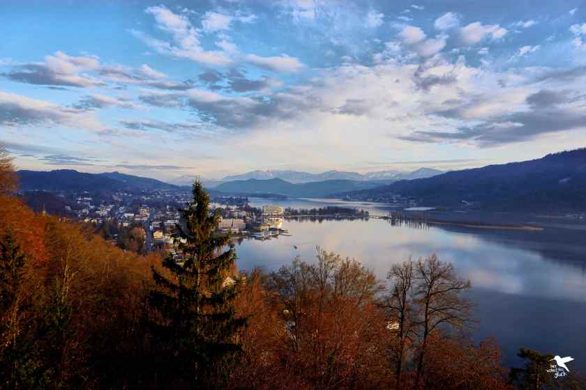 Ausblick auf den Wörthersee von der Hohen Gloriette