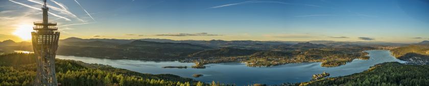 360 Grad Panorama am Pyramidenkogel © Kärnten Werbung/ Tine Steinthaler