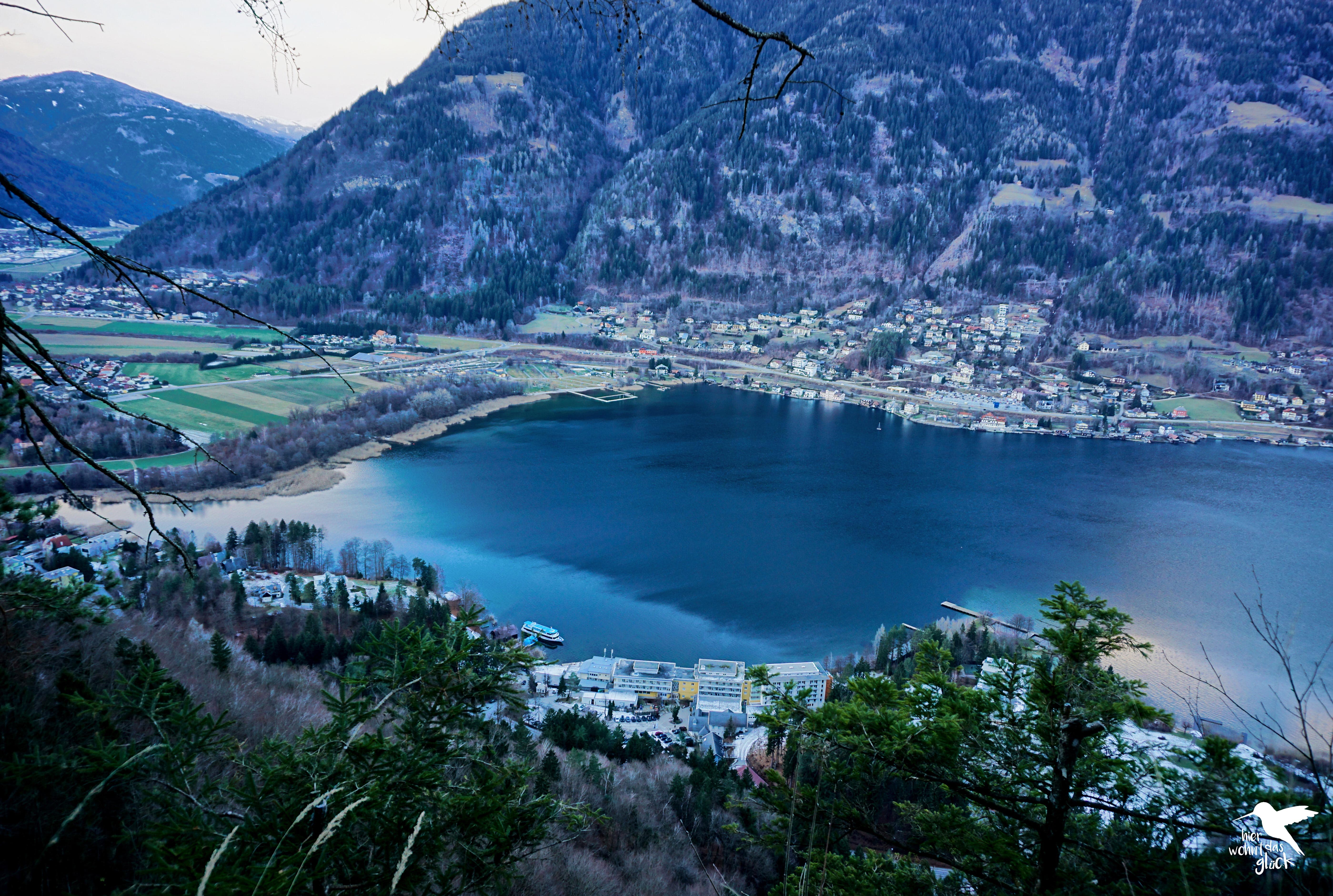 Am Jungfernsprung hoch über dem Ossiacher See