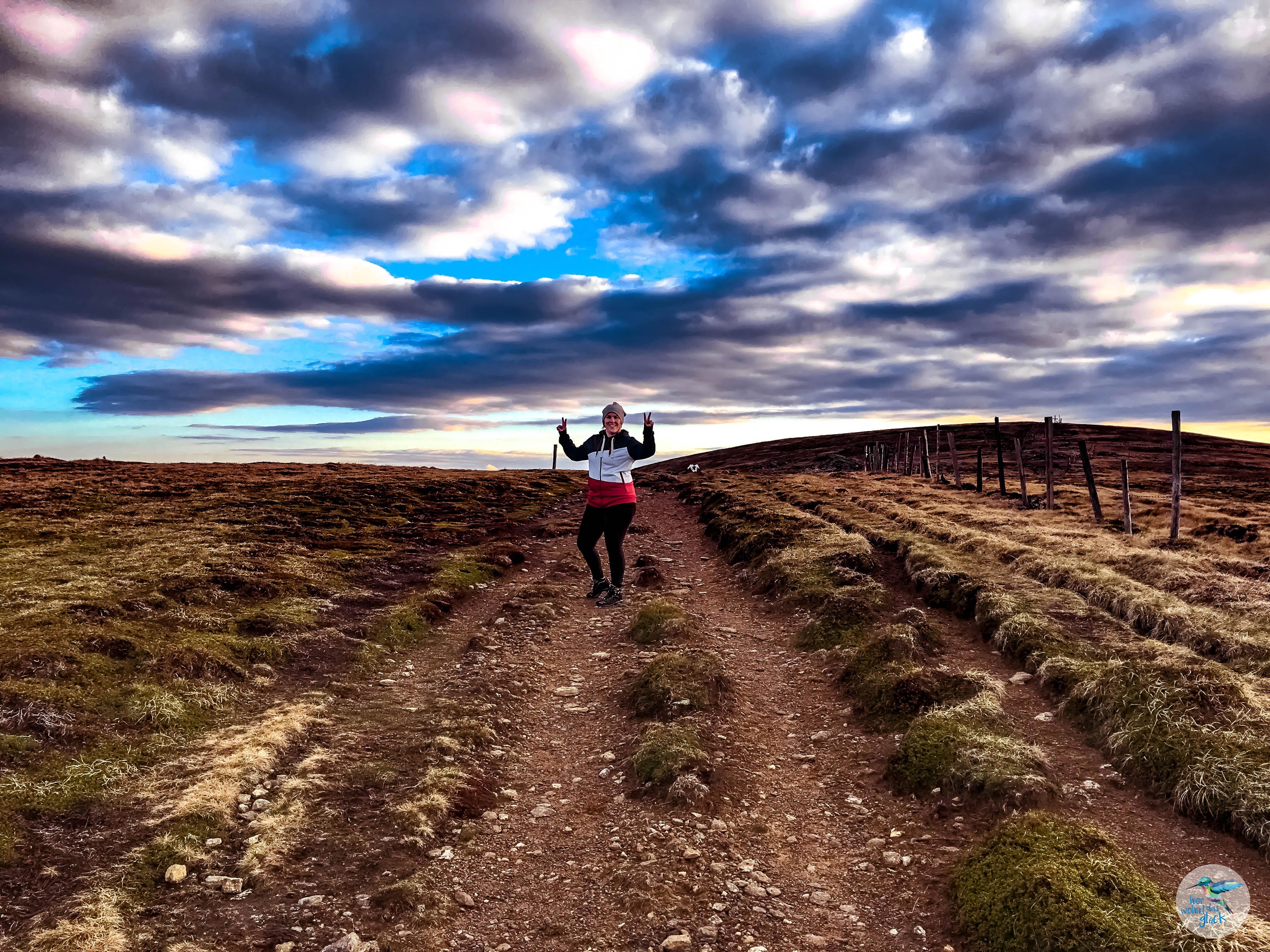 Marie-Theres unterwegs in den frühen Morgenstunden