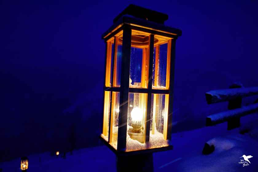 Romantische Beleuchtung entlang des Katschberger Adventweges